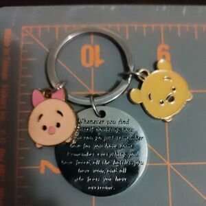 Winnie the Pooh and Piglet Key Chain